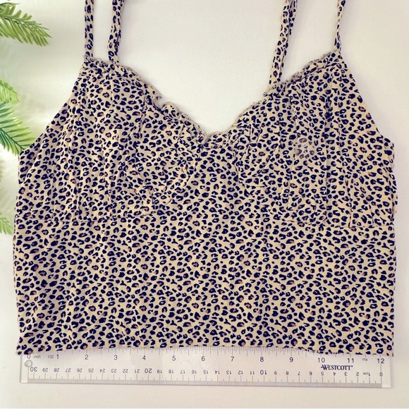 L.A. Hearts Leopard Cheetah Animal Print Crop Top XS - Picture 9 of 9